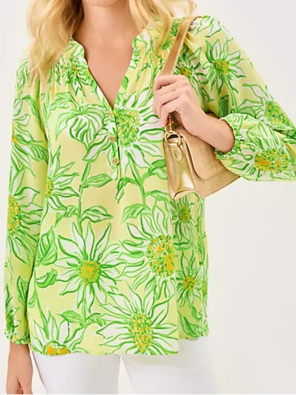 NWT Lilly Pulitzer Elsa Limoncello Sunbelievable Top XL